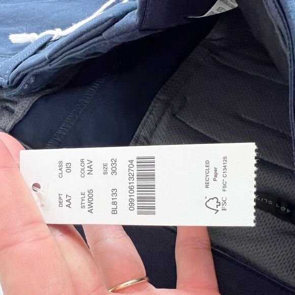 J. Crew Chino Khaki Pants Men's 30"x32" Slim Flex Fit Stretch Flat Front NWT - Picture 7 of 11